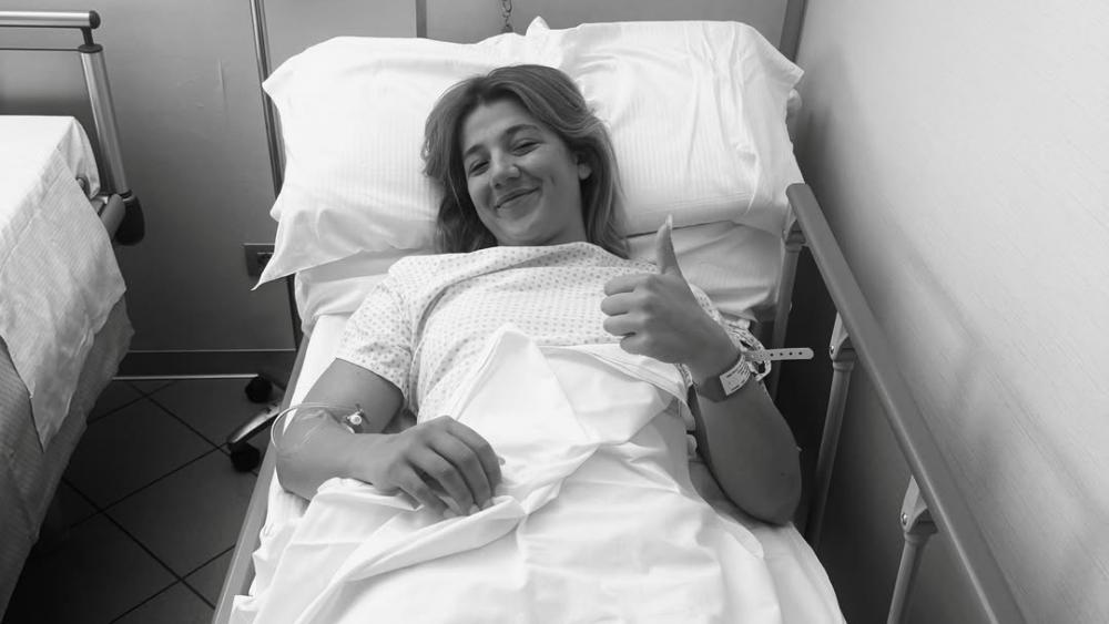 Giorgia Collomb verliert die Zuversicht nicht. © Social Media
