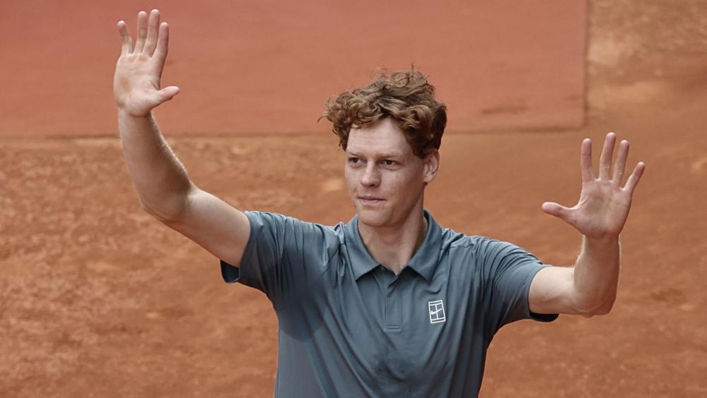 Jannik Sinner ist der alles überragende Star beim Turnier in Rom. © ANSA / SERGIO PEREZ