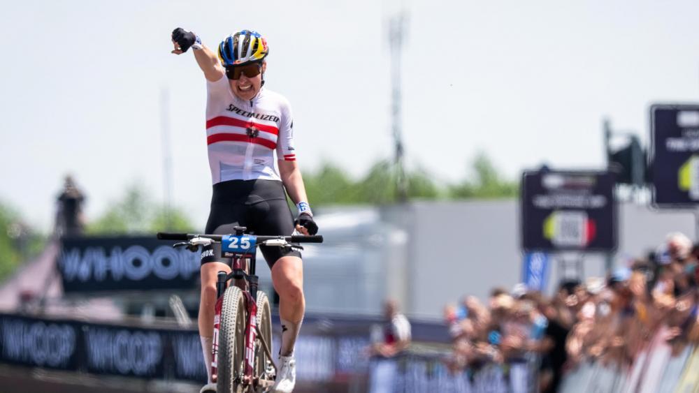 Laura Stigger war nicht zu schlagen. © ANSA / MAXIME SCHMID