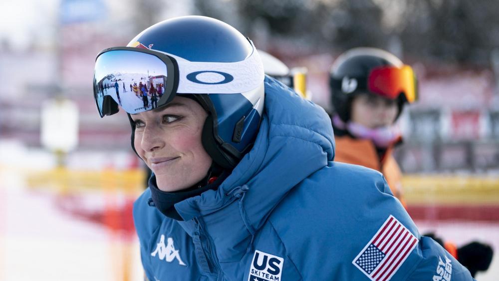 Lindsey Vonn hat über ihre Verletzung und Zukunft im Skisport gesprochen. © ANSA / TIL BUERGY / STF