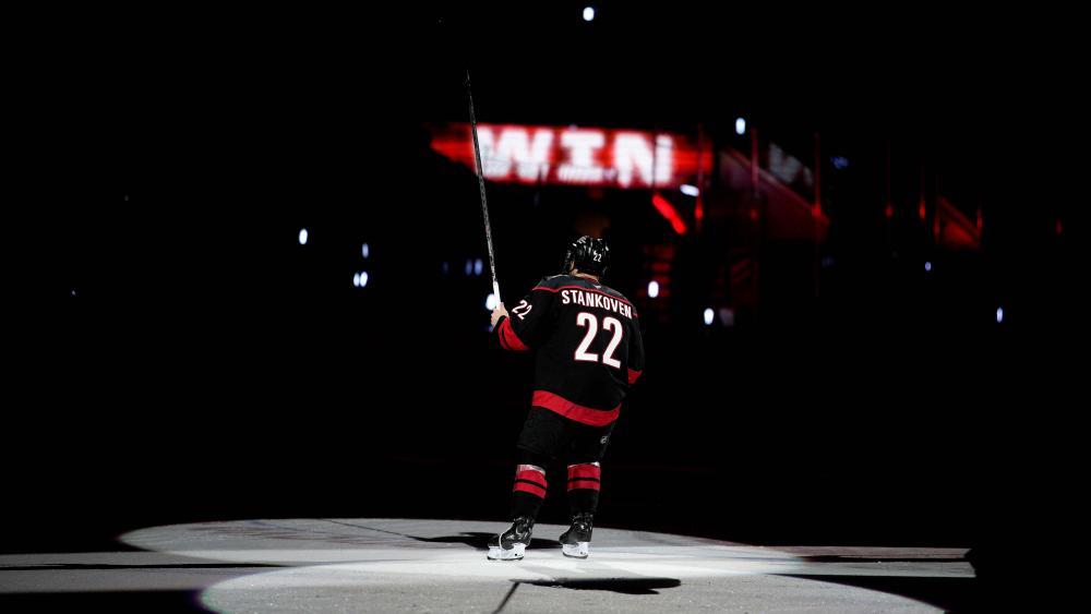Logan Stankoven ist in der NHL in aller Munde. © APA / JACOB KUPFERMAN