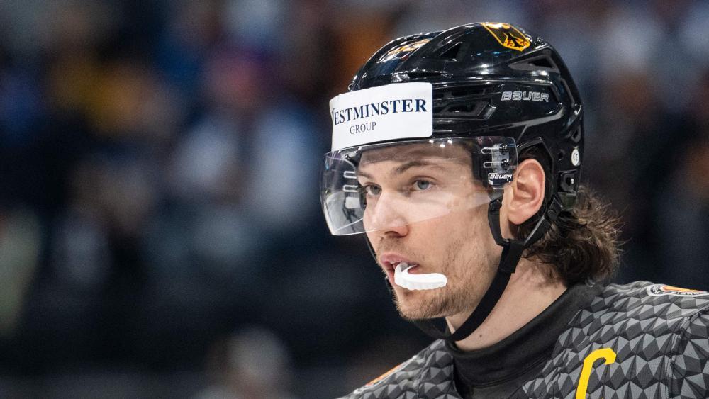 Moritz Seider spricht Klartext. © APA/afp / ENNIO LEANZA