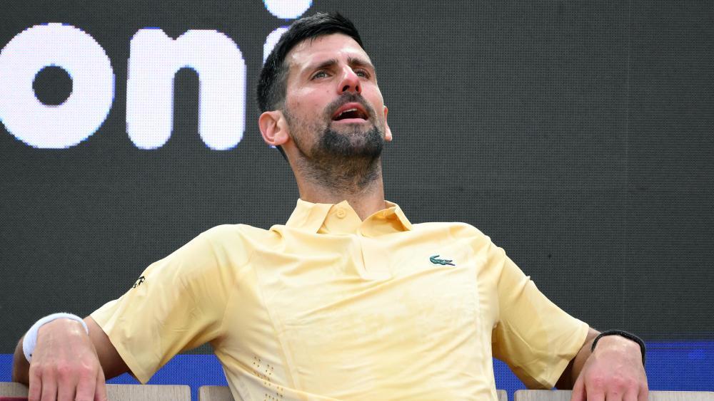 Novak Djokovic scheitert in Rom früh. © ANSA / ETTORE FERRARI