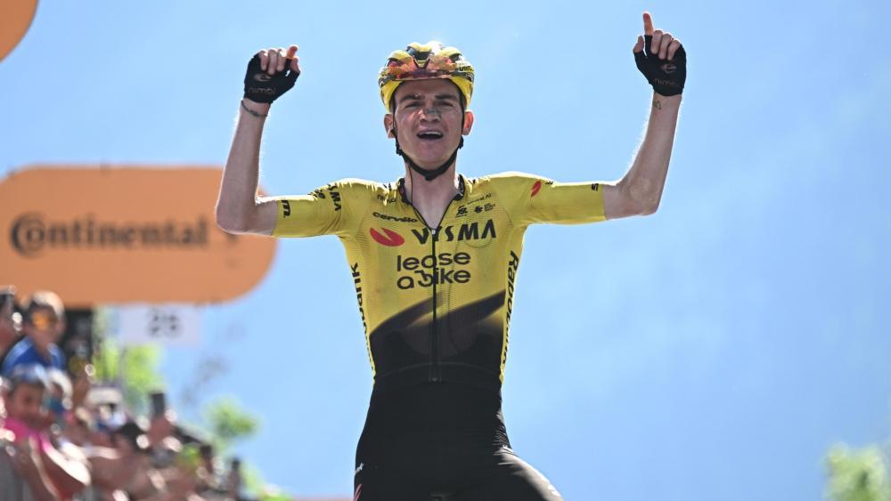 Sepp Kuss war nicht zu schlagen. © ANSA / LUCA ZENNARO