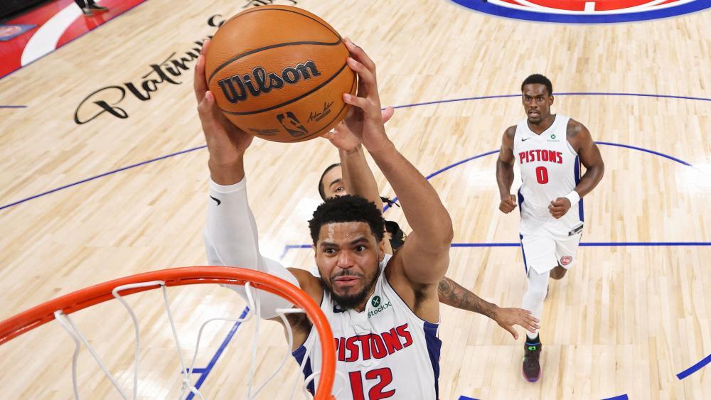 Tobias Harris und die Detroit Pistons sind auf Kurs. © APA / GREGORY SHAMUS