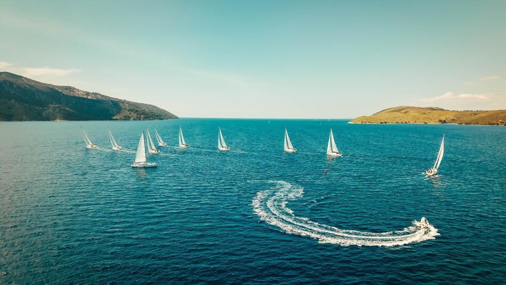 Traumhafte Bilder: Die Foppa Sailing Week beginnt.