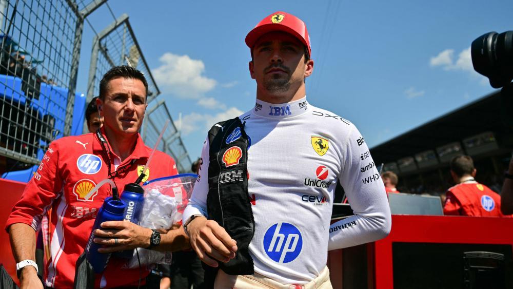 Charles Leclerc war stocksauer. © APA/afp / ANDREJ ISAKOVIC