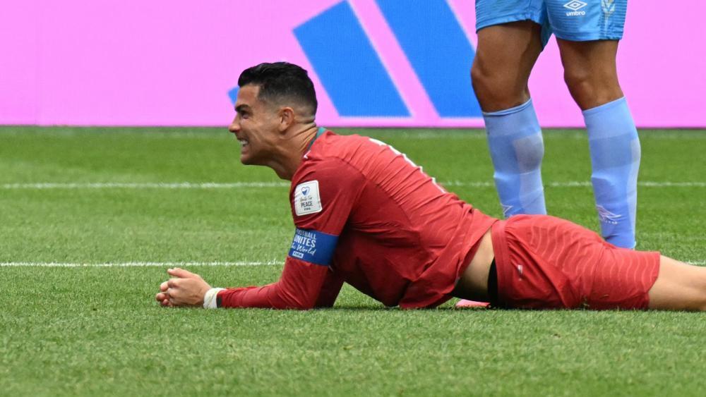 Cristiano Ronaldo blieb deutlich hinter den Erwartungen. © APA/afp / RONALDO SCHEMIDT