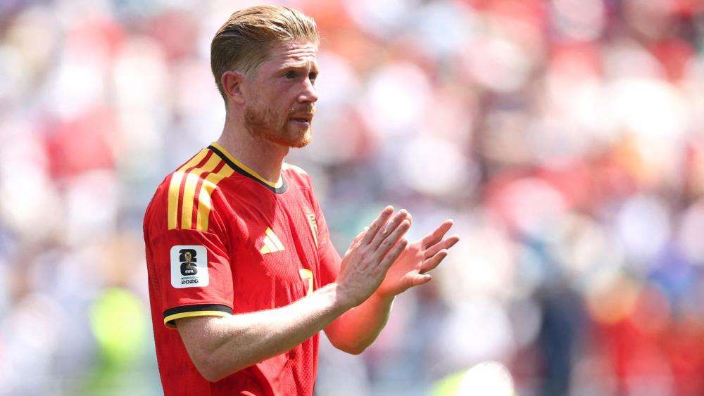 Der große Star der Belgier: Napoli-Spieler Kevin De Bruyne. © APA / ALEX GRIMM