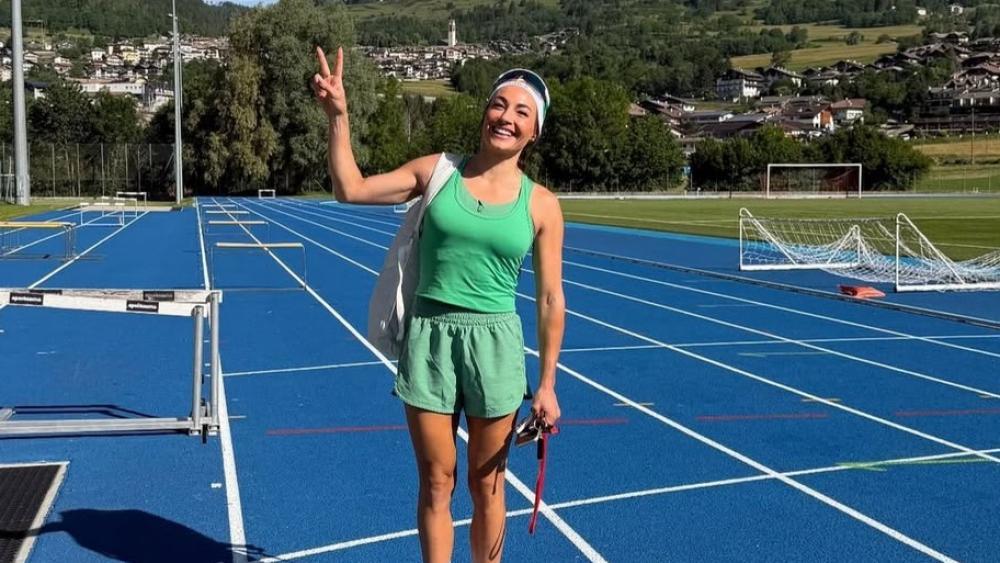 Dorothea Wierer kann es nicht lassen. © Instagram