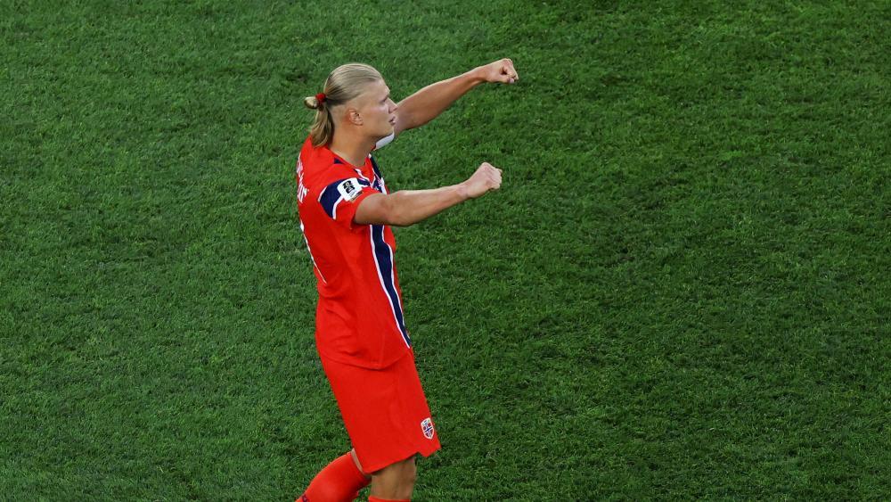 Eine Maschine: Erling Haaland. © APA / BUDA MENDES
