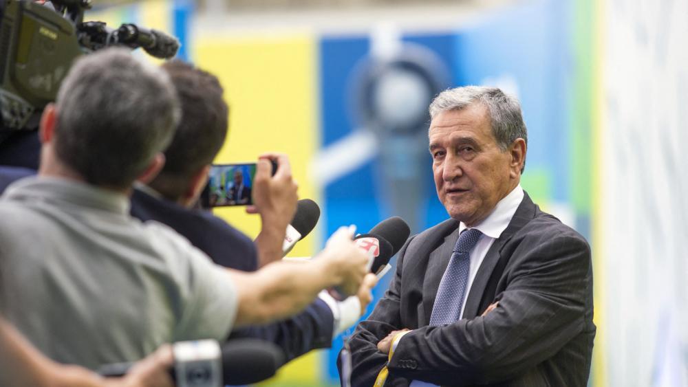 Ex-Brasilien-Trainer Carlos Alberto Parreira. © AFP / DOUGLAS SHINEIDR