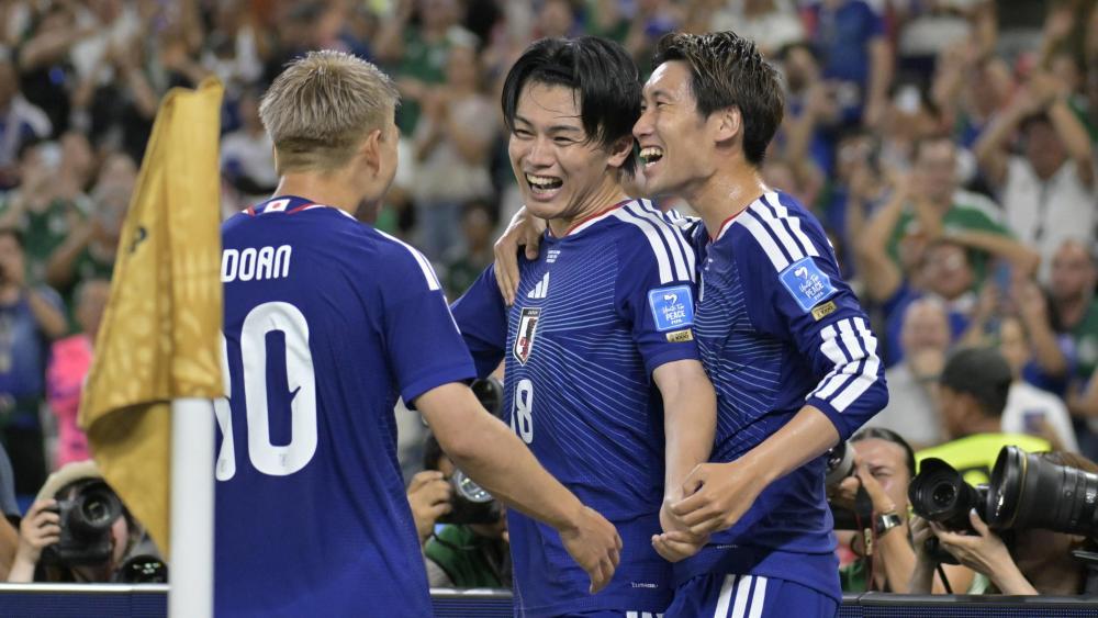 Japan durfte viermal jubeln. © ANSA / Miguel Sierra