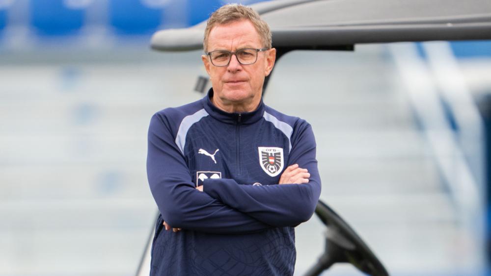 Kennt vor dem Spiel die genaue Ausgangslage: ÖFB-Teamchef Rangnick. © APA/GEORG HOCHMUTH / GEORG HOCHMUTH