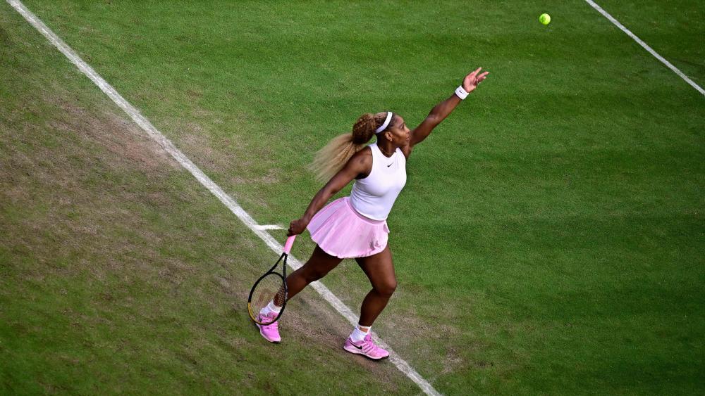 Serena Williams Rasenauftritt in Berlin ist beendet. © APA/afp / TOBIAS SCHWARZ