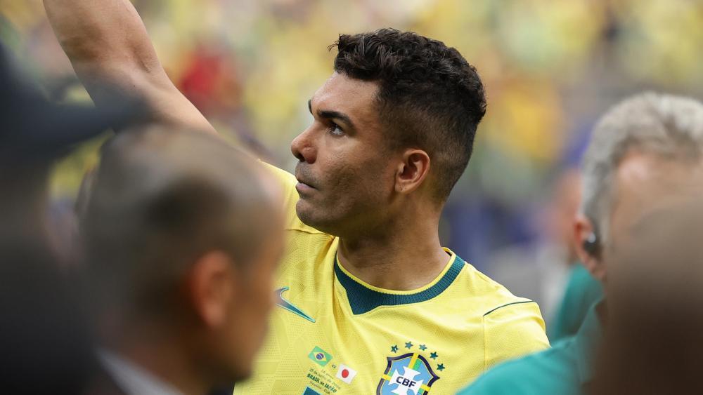 Brasilien-Star Casemiro spielt unter falschem Namen. © ANSA / CHRISTOPHER NEUNDORF
