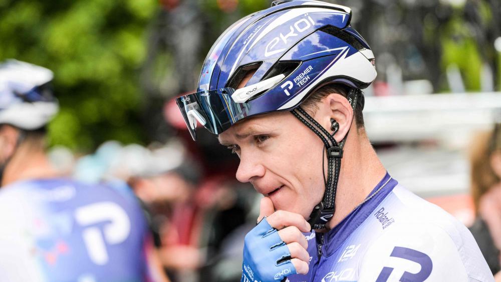 Chris Froome trat zurück. © APA/afp / BRENTON EDWARDS