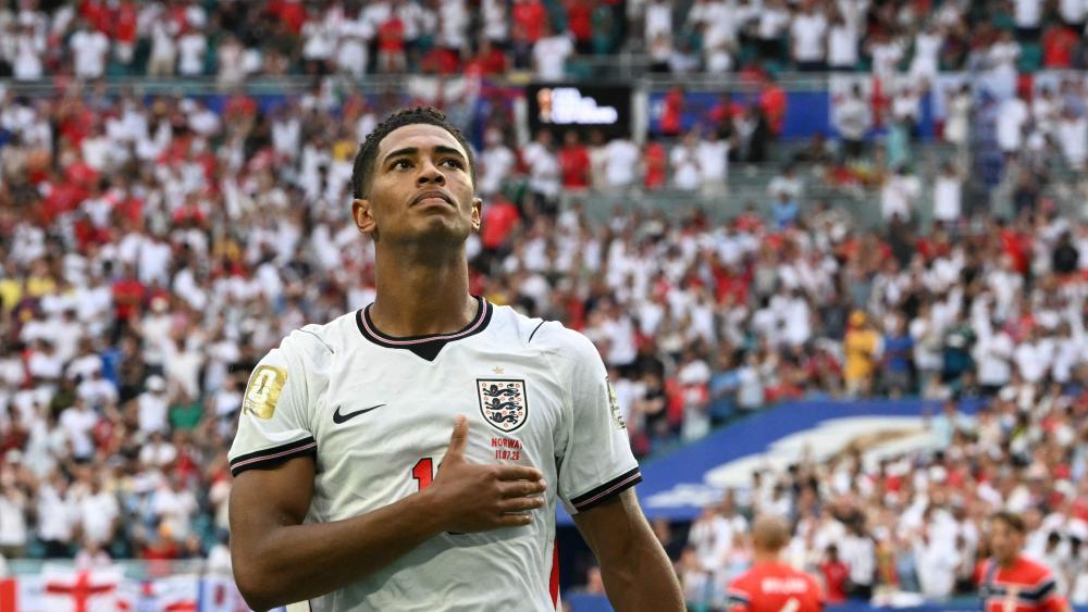 Jude Bellingham war der Matchwinner für England. © APA/afp / ROBERTO SCHMIDT