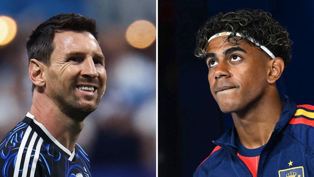 Lionel Messi und Lamine Yamal stehen sich im WM-Finale gegenüber. © APA/afp / ODD ANDERSEN, ROBERTO SCHMIDT