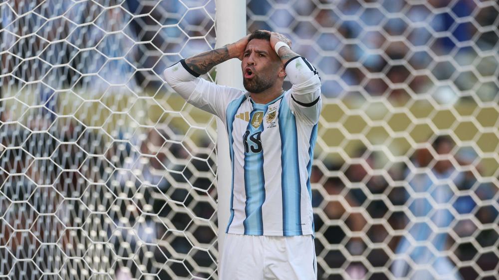Nicolas Otamendi stand letztmal im WM-Finale im Einsatz. © APA/afp / PATRICIA DE MELO MOREIRA
