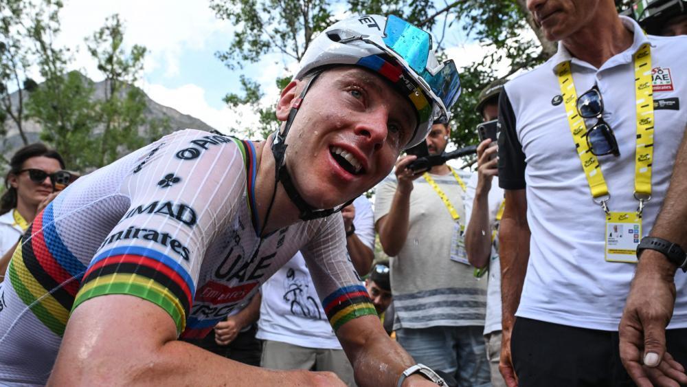 Tadej Pogacar ist der Held der Frankreich-Rundfahrt. © APA/afp / DARIO BELINGHERI