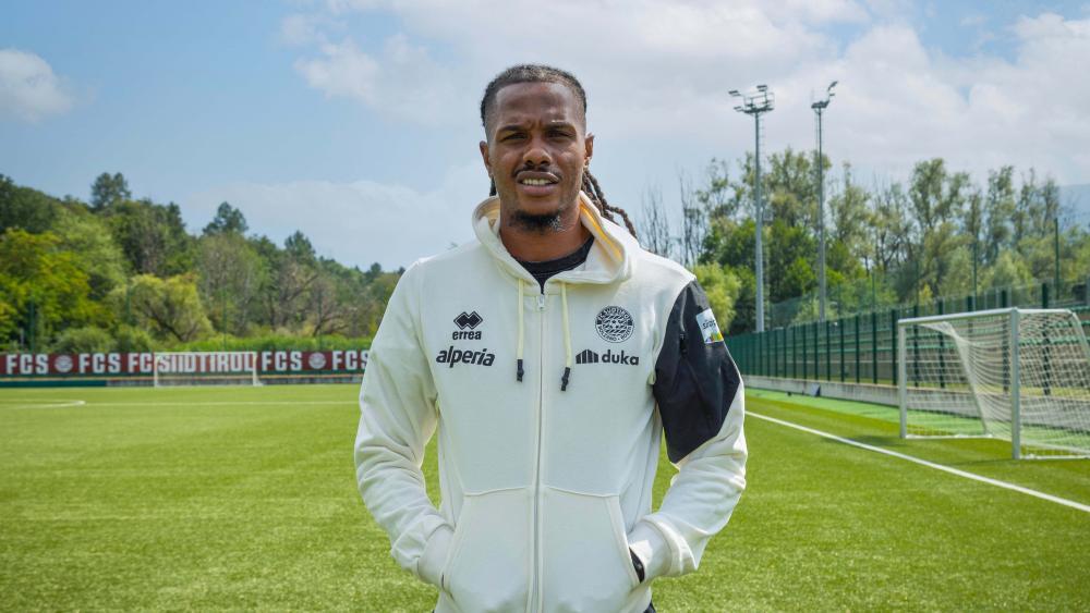 Vasco Lopes spielt künftig für den FC Südtirol. © FC Südtirol