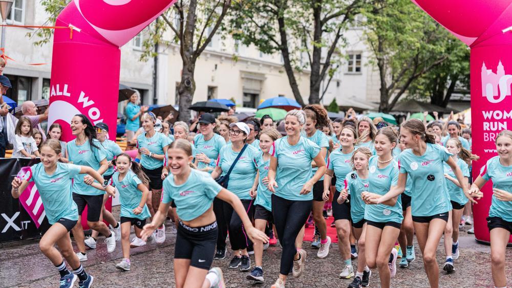 Beim Women’s Run in Brixen war Action geboten. © harald wisthaler