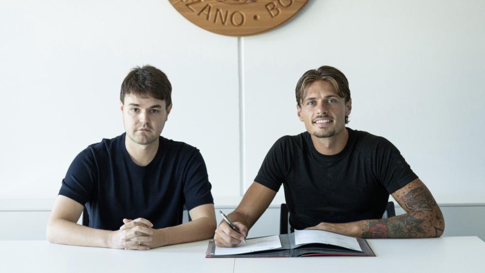 Der Deal zwischen Matteo Lovisa (l.) und FCS-Rückkehrer Andrea Giorgini wirbelte in Castellammare di Stabia viel Staub auf.