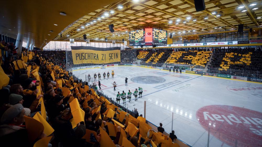 Die Intercable Arena ist bei den Fans sehr beliebt. © Markus Ranalter