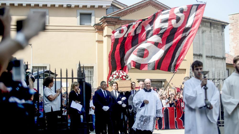 Franco Baresi wurde am Dienstag in Mailand beigesetzt. © ANSA / MOURAD BALTI TOUATI