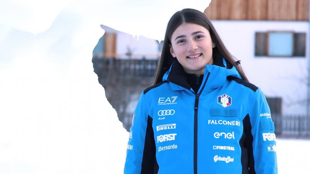 Fühlt sich im Schnee am wohlsten: Ski-Ass Anna Trocker. © Felice Calabrò