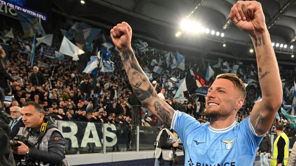 Hat bei Lazio Legendenstatus: Ciro Immobile © ANSA / ETTORE FERRARI