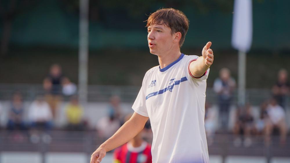 Kapitän, Antreiber und Torschütze: Jakob Hofer. © T. Debelyak