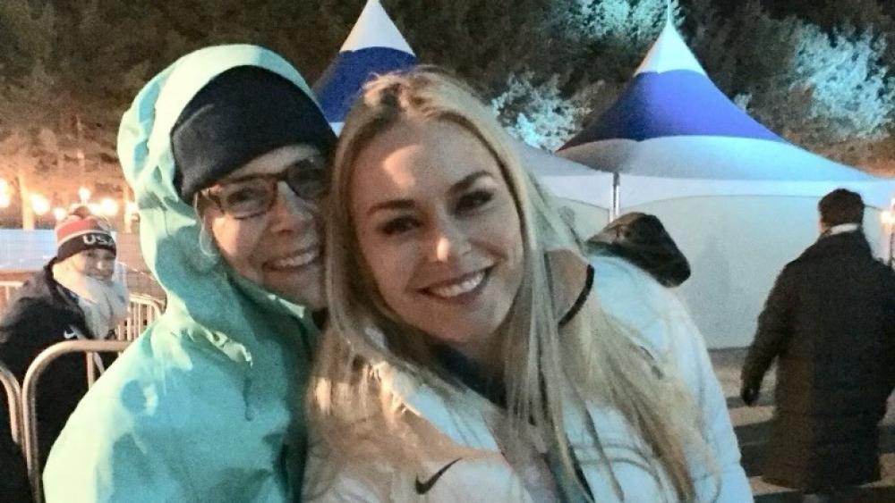Lindsey Vonn mit ihrer Mama.