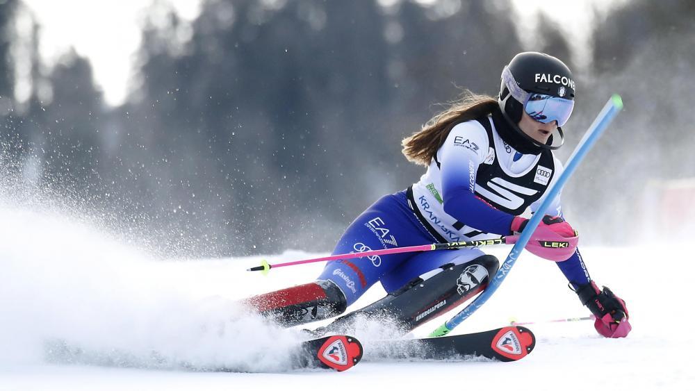 Martina Peterlini wagt sich ins Ungewisse. © ANSA / ANTONIO BAT