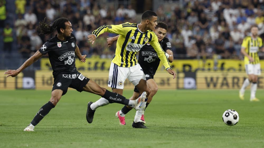 Mason Greenwood war für Sturm Graz nicht zu halten. © APA / ERWIN SCHERIAU