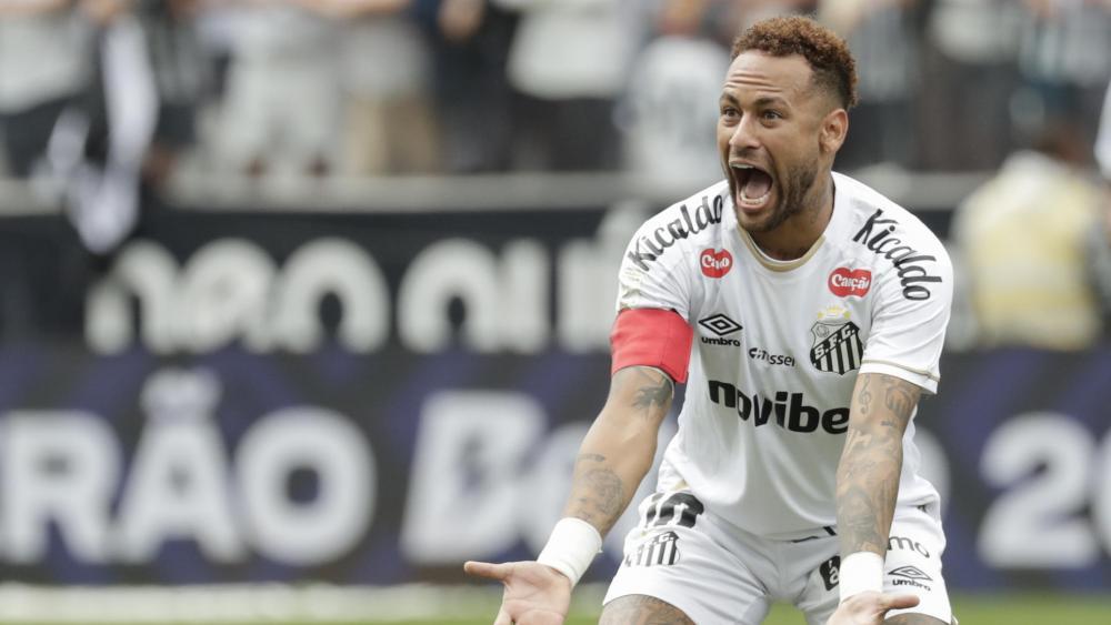 Neymar rastete völlig aus. © ANSA / Sebastiao Moreira