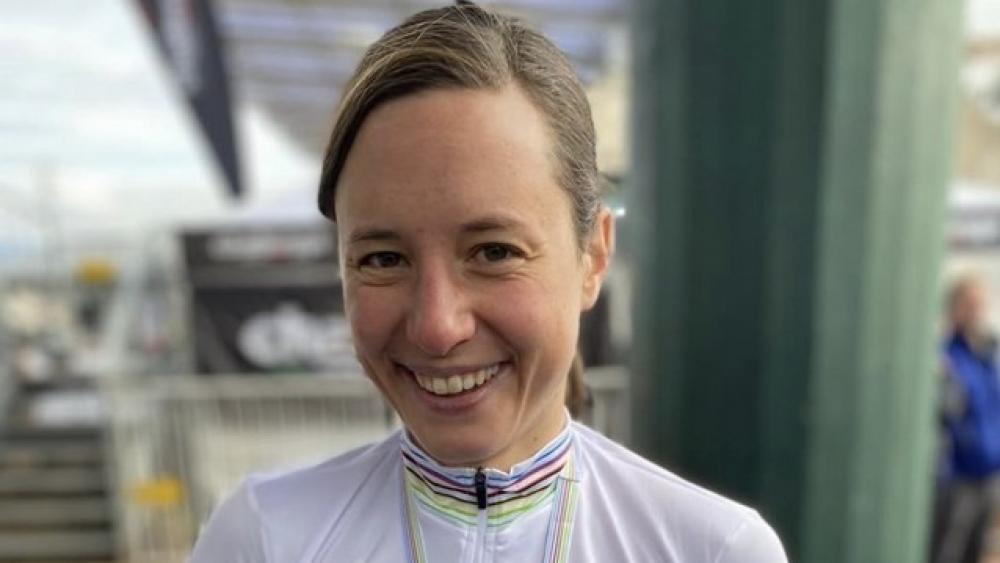 Rad-Sportlerin Anna Oberparleiter.
