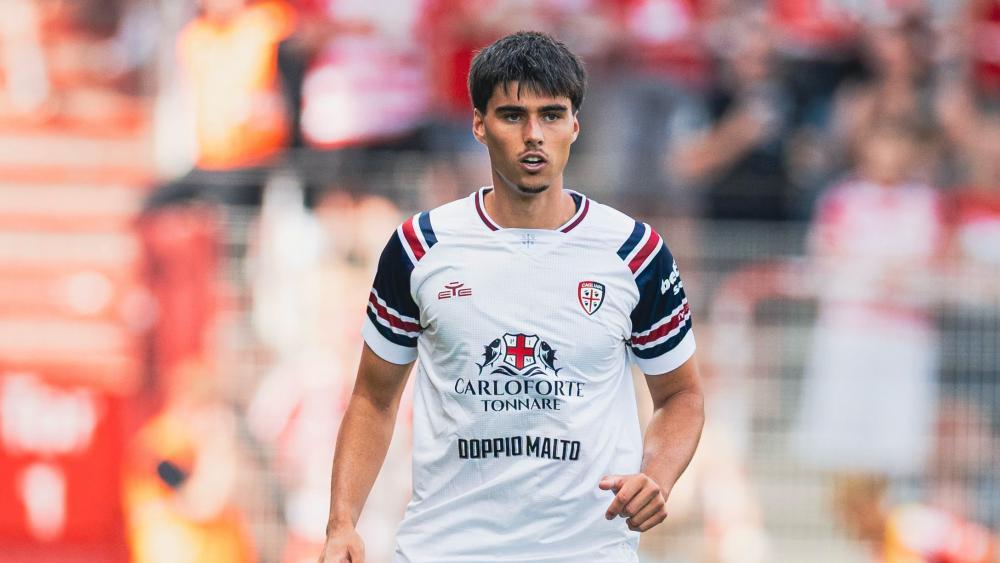 Raphael Kofler hat sich am Sonntag einen Traum erfüllt. © Cagliari Calcio