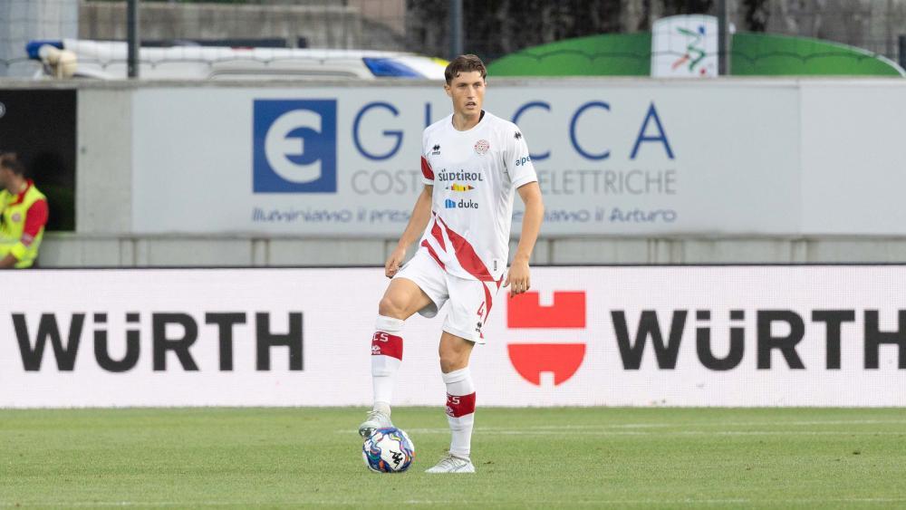 Riccardo Stivanello wurde in diesem Sommer vom FCS verpflichtet. © FC Südtirol