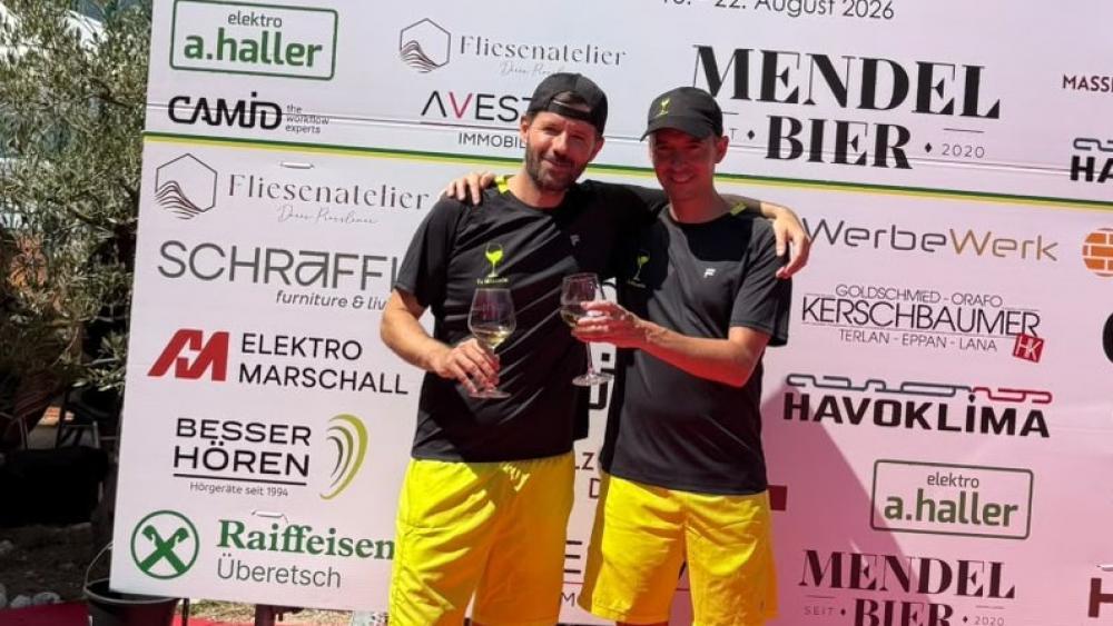 TC Miscella (Gabriel Bonell und Matthias Pfaffstaller) waren nicht zu schlagen.