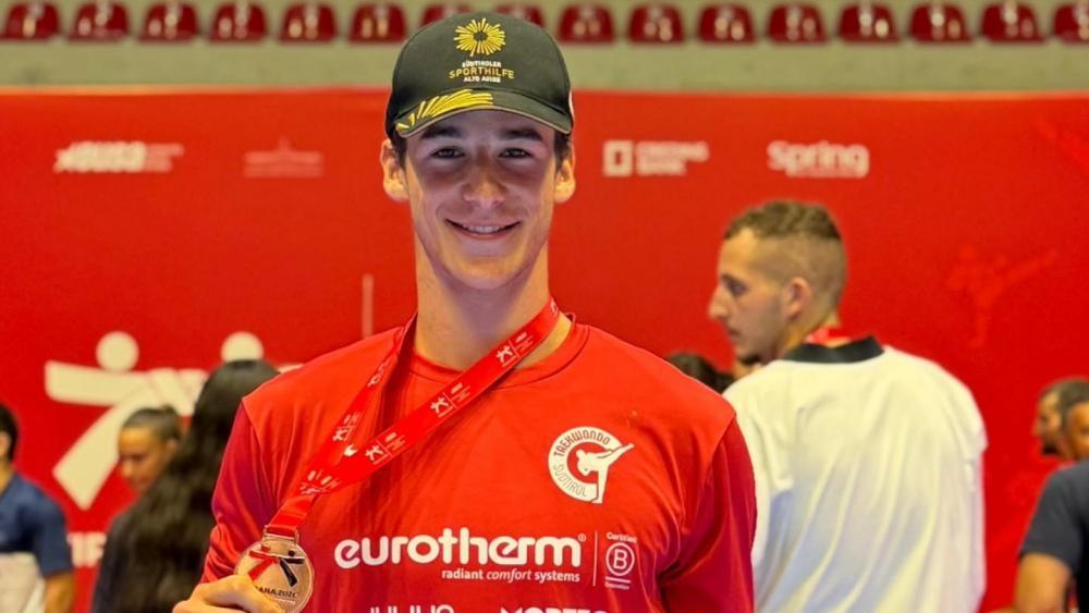 Alexander Oberhofer holte in Tirana die Bronzemedaille.