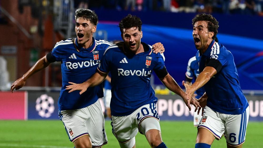 Como glänze bei seinem Champions-League-Debüt. © APA/afp / PIERO CRUCIATTI