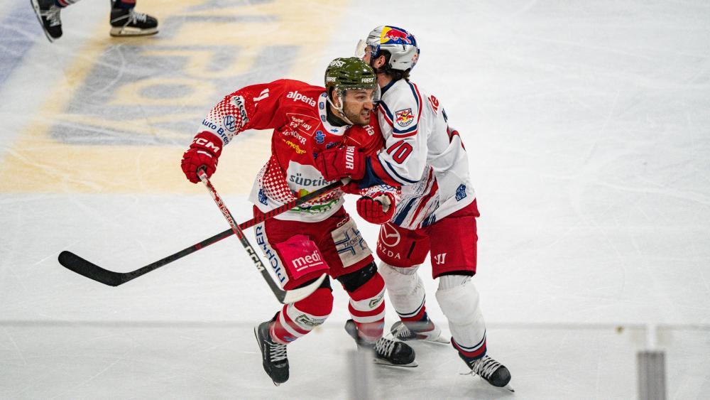 Der HC Bozen ist bei Red Bull Salzburg gefordert. © HCB/Loris Bregolato