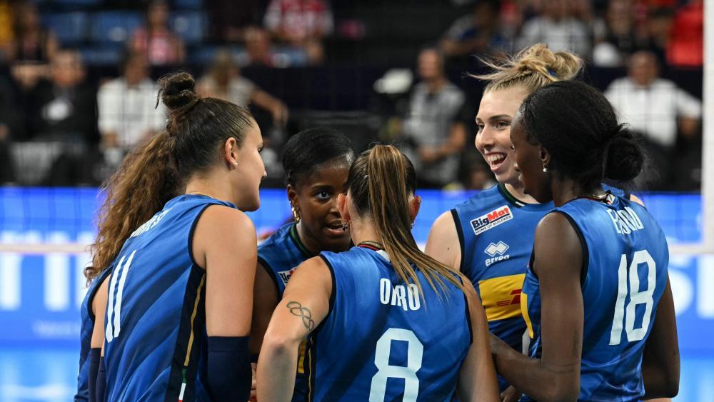 Die Azzurre zogen ins Finale ein. © APA/afp / OZAN KOSE