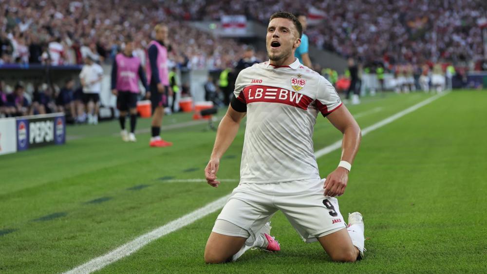 Drei Treffer am ersten Spieltag der Champions League: Ermedin Demirovic. © ANSA / Ronald Wittek