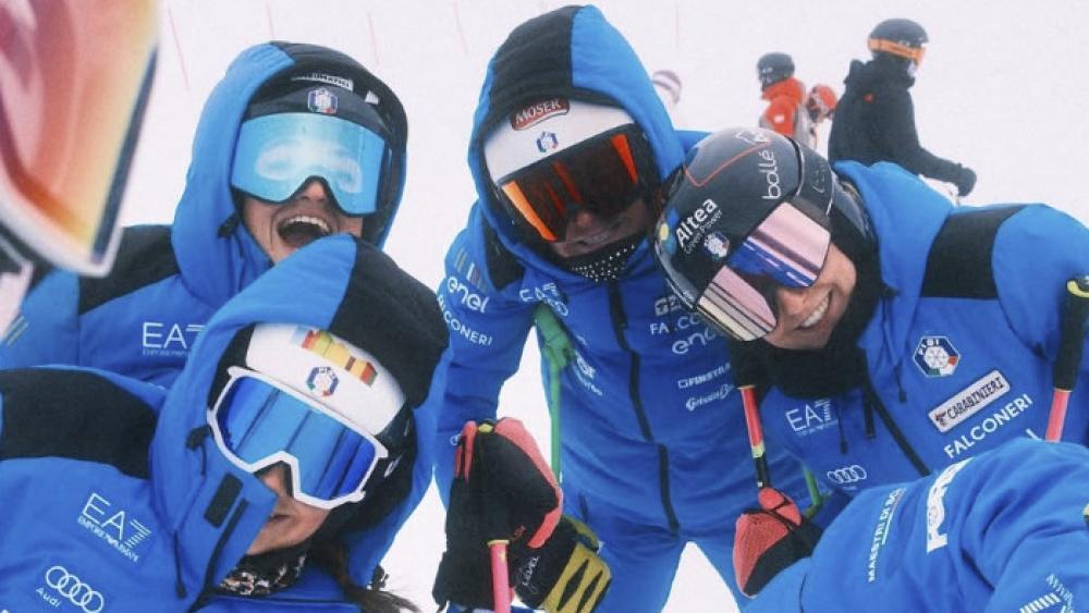 Einige der Azzurre trainieren aktuell in Ushuaia. © N. Delago / Social Media