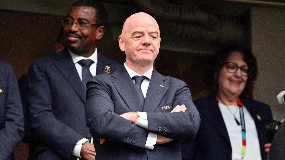 FIFA-Präsident Gianni Infantino steht in der Kritik. © ANSA / SAM WASSON