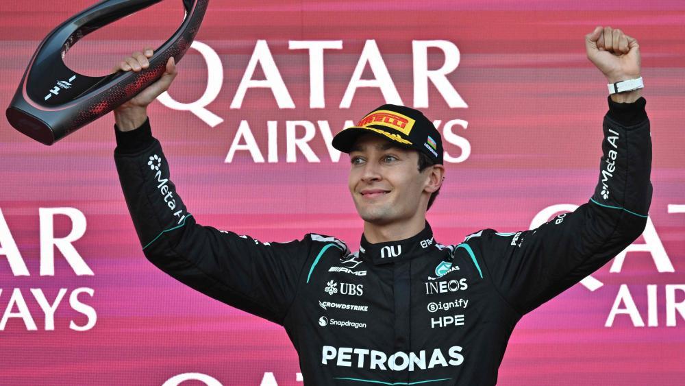 George Russell hat den Großen Preis von Aserbaidschan gewonnen. © APA/afp / ANDREJ ISAKOVIC