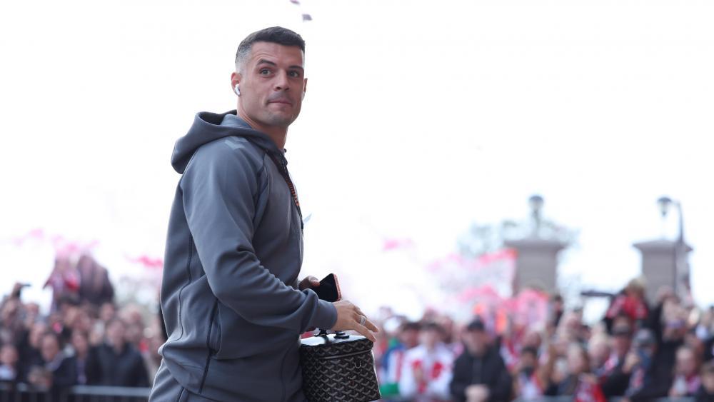 Granit Xhaka sieht sich mit schweren Vorwürfen konfrontiert. © ANSA / ADAM VAUGHAN